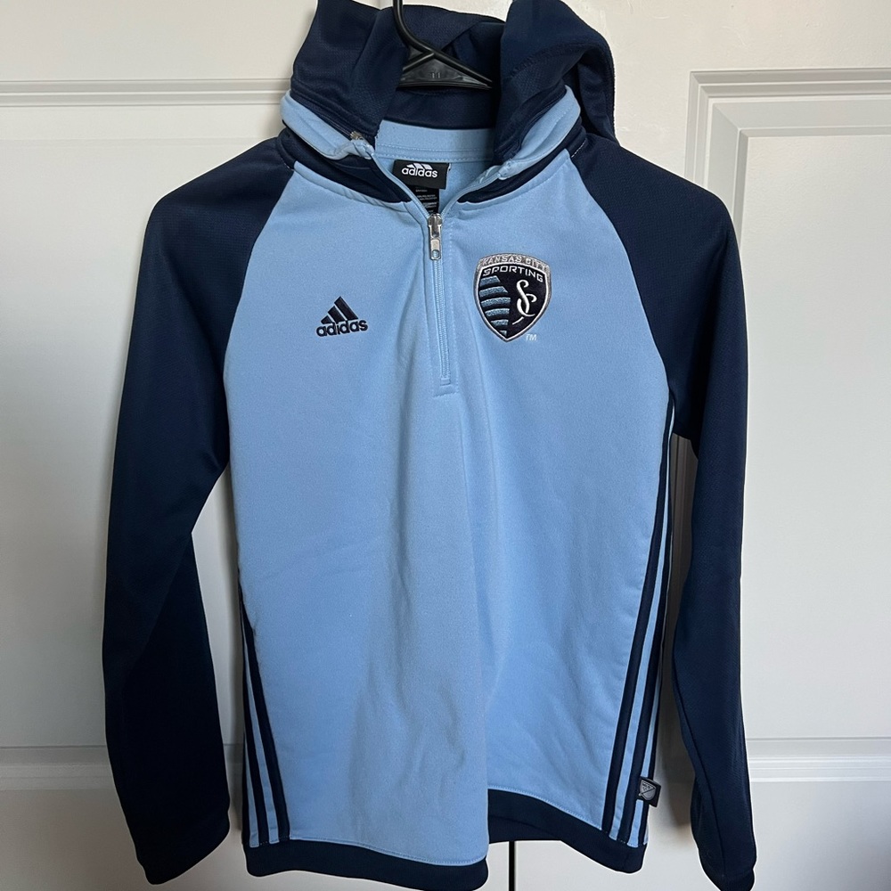 Sporting KC Kids Blue and Navy Hoodie